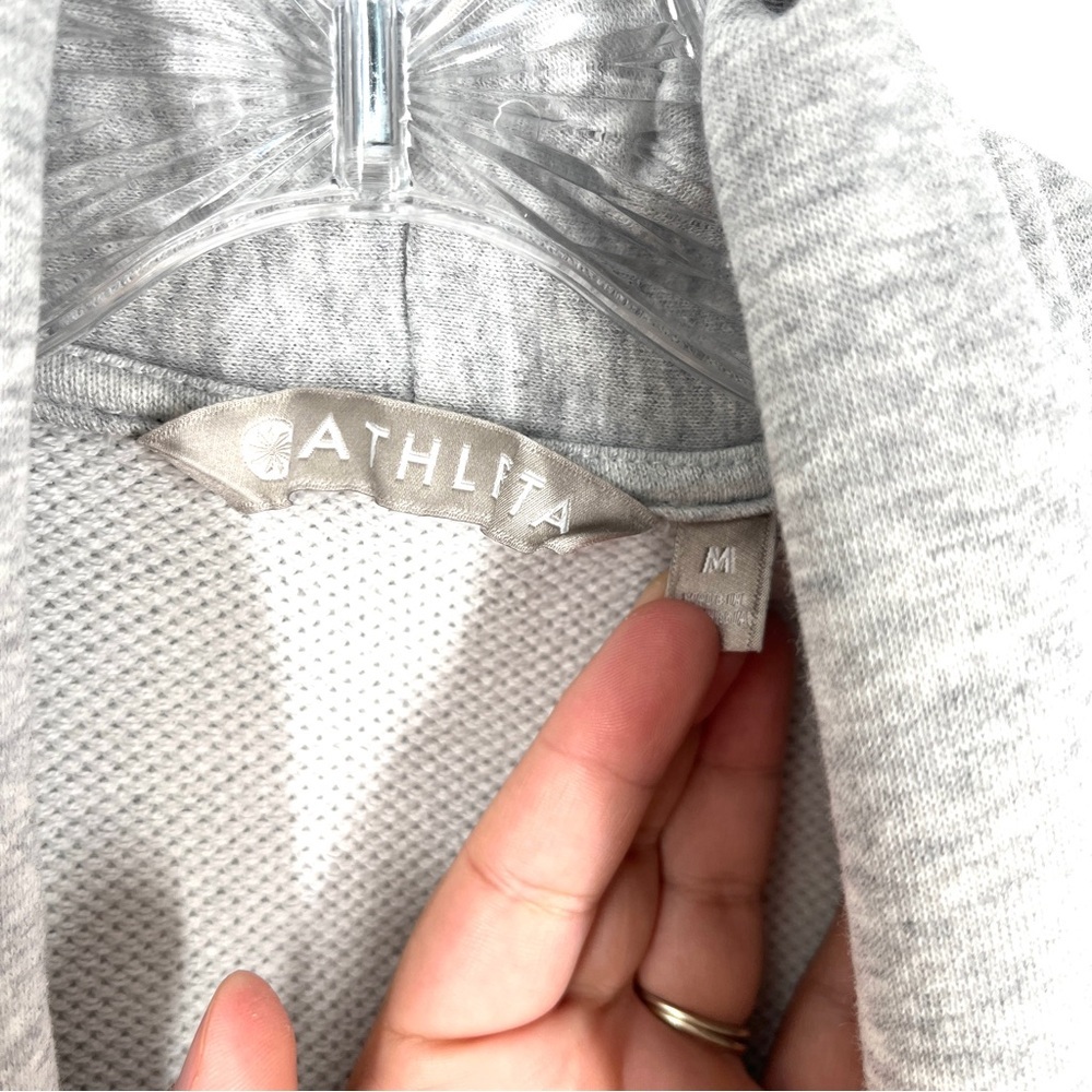 Athleta French Terry Pique Tranquility Wrap Cardigan - Picture 10 of 13